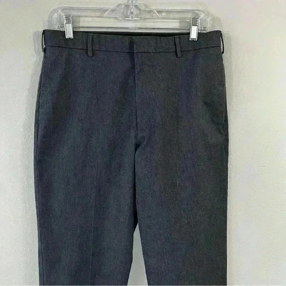 Dockers dark gray flat front relaxed fit pants - Picture 2 of 4